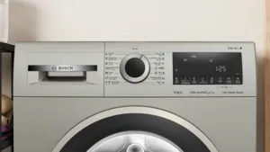 غسالة ملابس بوش فول اوتوماتيك Series 4، تحميل امامي، 9 كجم، اينوكس - WGA1440XEG