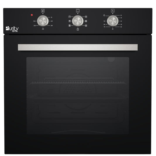 Built-in Electric Oven, 60 cm, 76L, 8 Functions ,  Black -  PT806EEBL