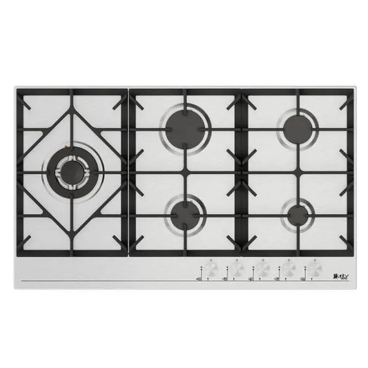 Purity Built-in Gas Hob 90 cm 5 Burners Stainless Steel – HPT907S