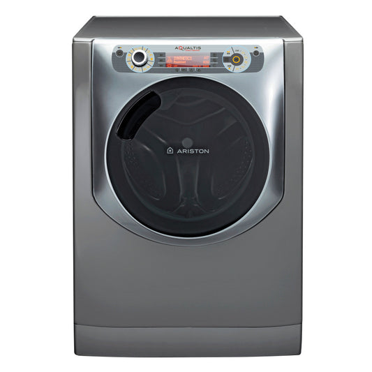 Ariston Front-Loading Digital Washing Machine, 11 kg Capacity, White - AQ113D 697D EX