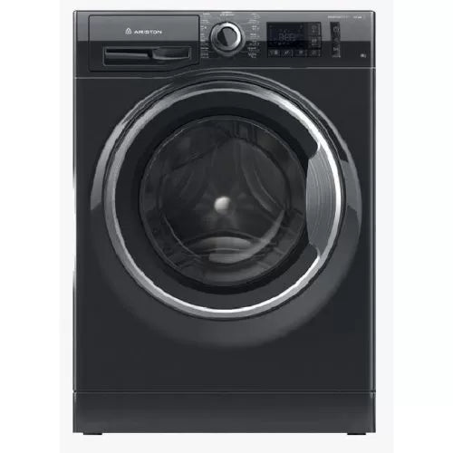 Ariston Washing Machine Front load 8 Kg Digital Inverter - Black - NM11823BSEG
