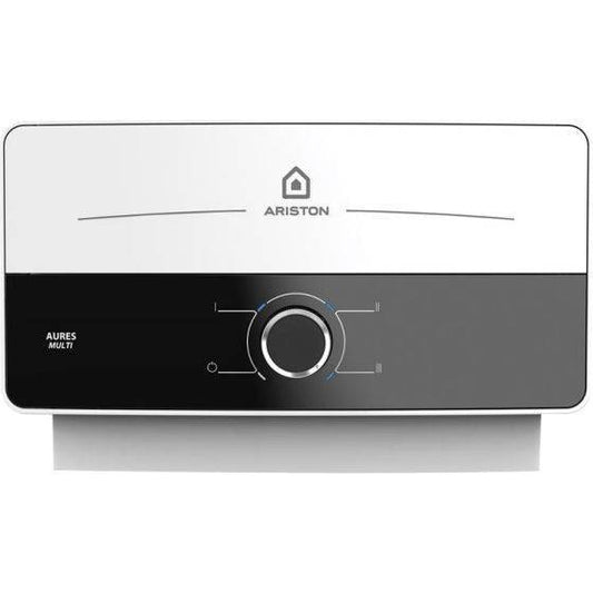 ARISTON 7.7 kW Instant Water Heater, Black and White - AURESM7EU