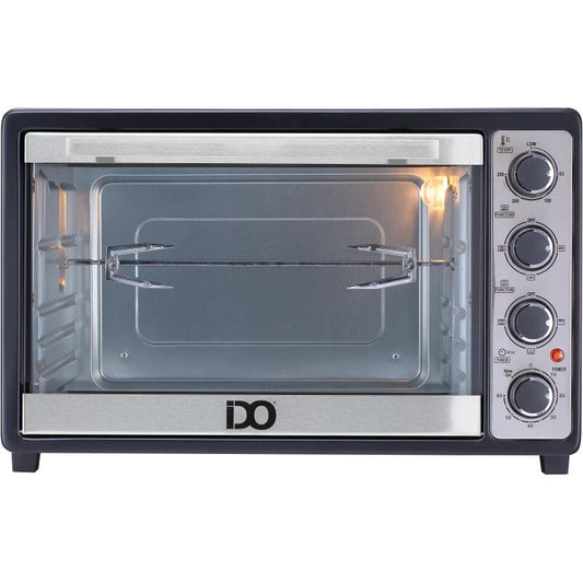 IDO Freestanding Electric Oven 50 Liters 2000 Watt  Black and Silver - TO50SG-BK