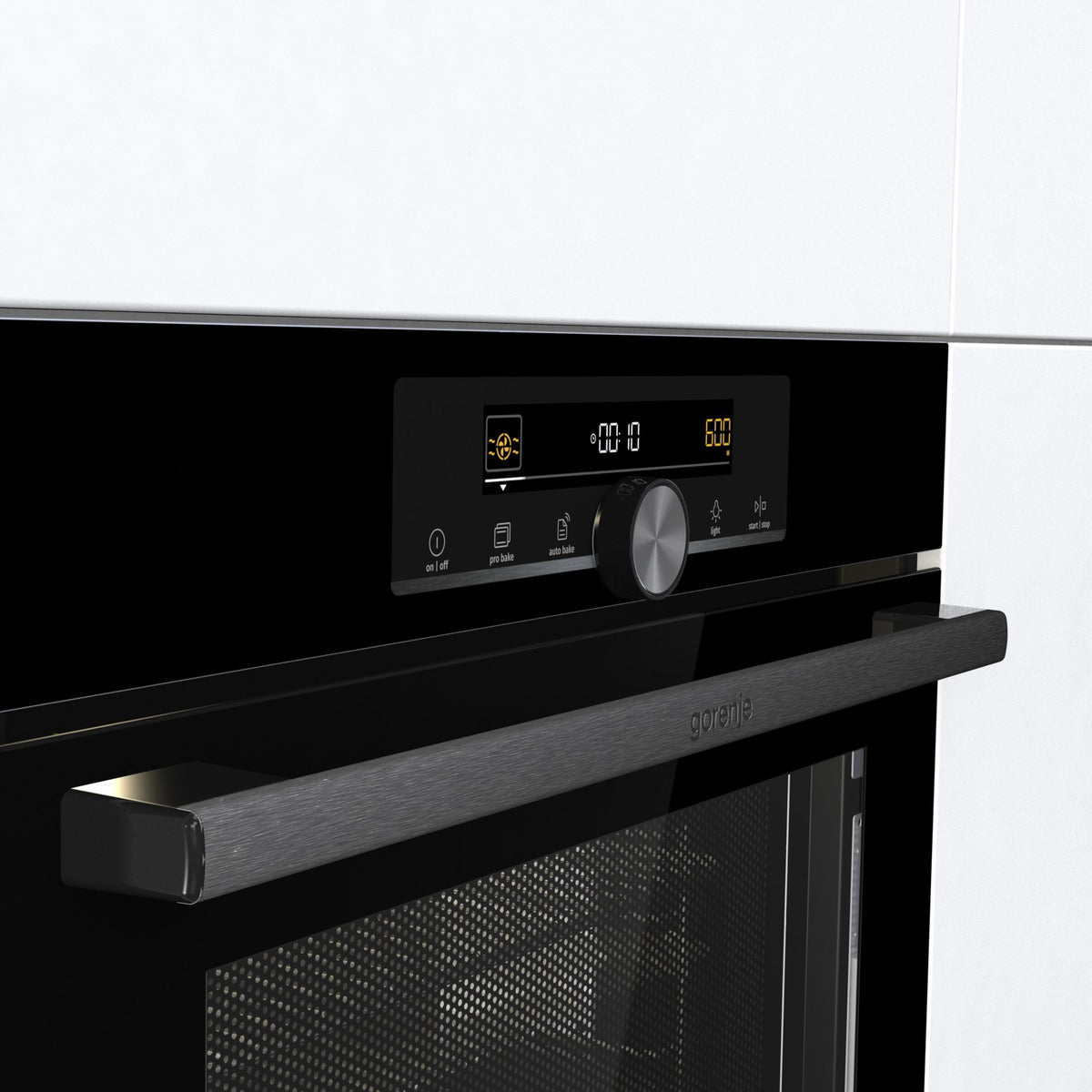 Gorenje G600 Digital Built-In Electric Oven With Microwave, 60 cm, 50 Liter, Black - BCM4547A10BG