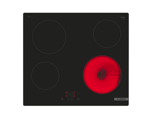Built-In Hob BOSCH -in Electric 60 cm Black Model PKE611BA2E