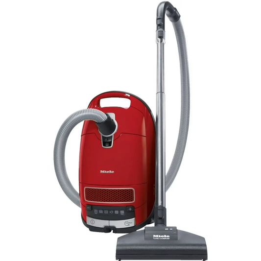 MIELE Complete C3 PowerLine Vacuum Cleaner, 2000 Watt, Red - SGDA3 with Miele HyClean GN 3D Efficiency Dustbags