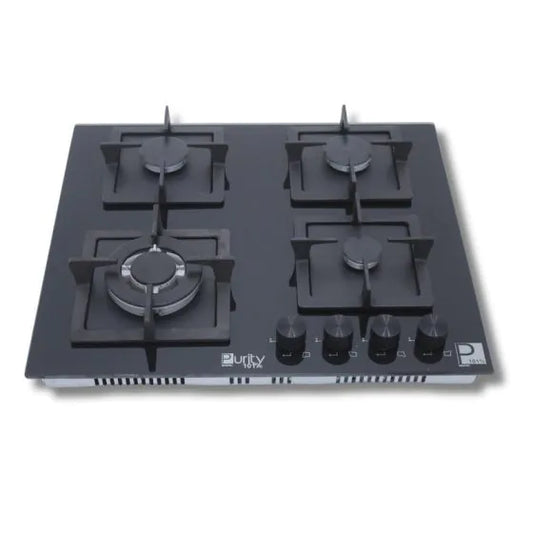Purity Built-in Gas Hob 60cm 4 Burners Black - HPT606G