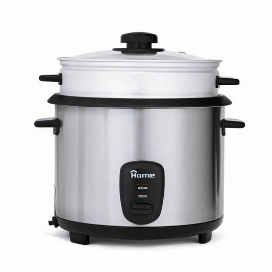 Home Rice Cooker with Attachments, 1.8 Liters, 700 Watt, Silver - JR2210