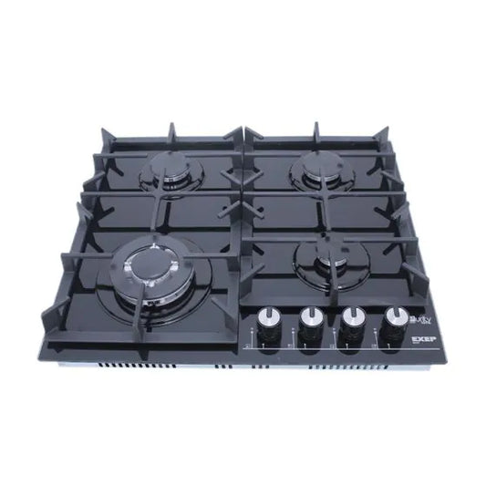 Purity Gas Built-in Hob, 60cm, 4 Burners, Black - HPT603G