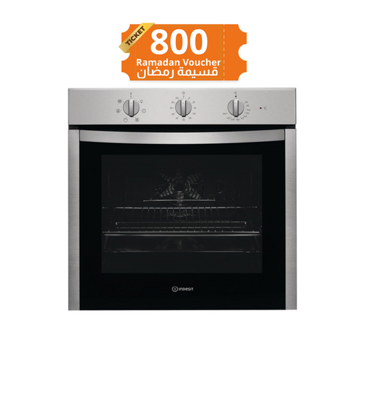 INDESIT Electric Oven 66L: Inox Color - IFW5530IX