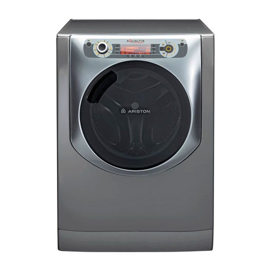 ARISTON Front-Loading Digital Washing Machine, 11 kg Capacity, Silver - AQ113D 697D X EX