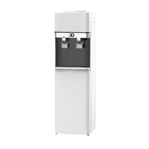 IDO Hot and Cold Water Dispenser with Cabinet 2 Taps White and Black - WD100NC-WH