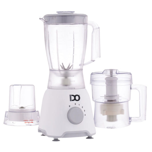 IDO Blender Set  1.5 Liters  600 Watt  White - BLCH600-WH
