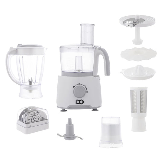 IDO Food Processor 1000 Watt  White - FP1000-WH