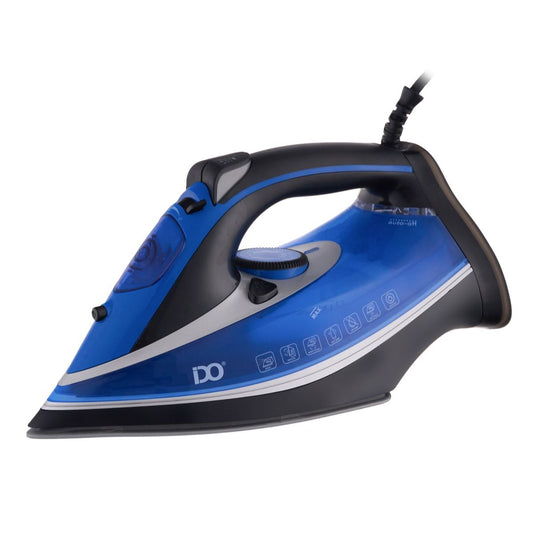 IDO Steam Iron  400 ml  2800 Watt  Black and Blue - SI2800-BBK