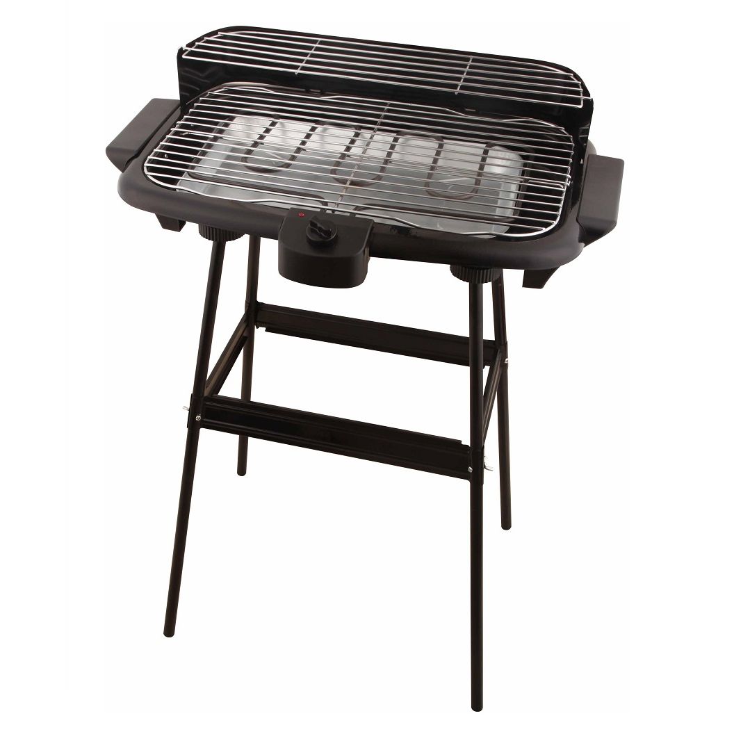 Home Electric Grill, 2000 Watt, Black - KR2803