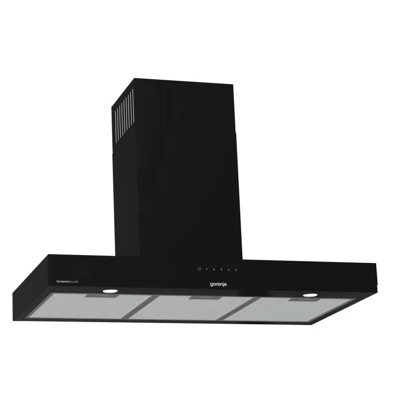 Gorenje T- Shape Wall Mounted Cooker Hood 90 cm 674 m³/h Black WHT944EGB