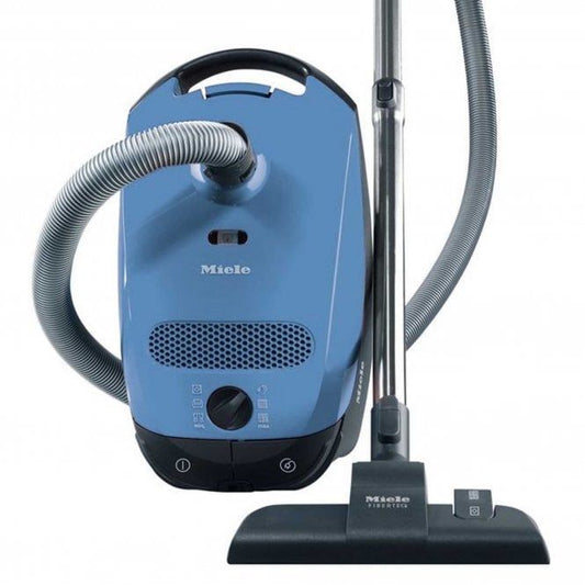 MIELE Classic C1 PowerLine Vacuum Cleaner, 1400 Watt, Blue - SBAD3 with Miele HyClean GN 3D Efficiency Dustbags