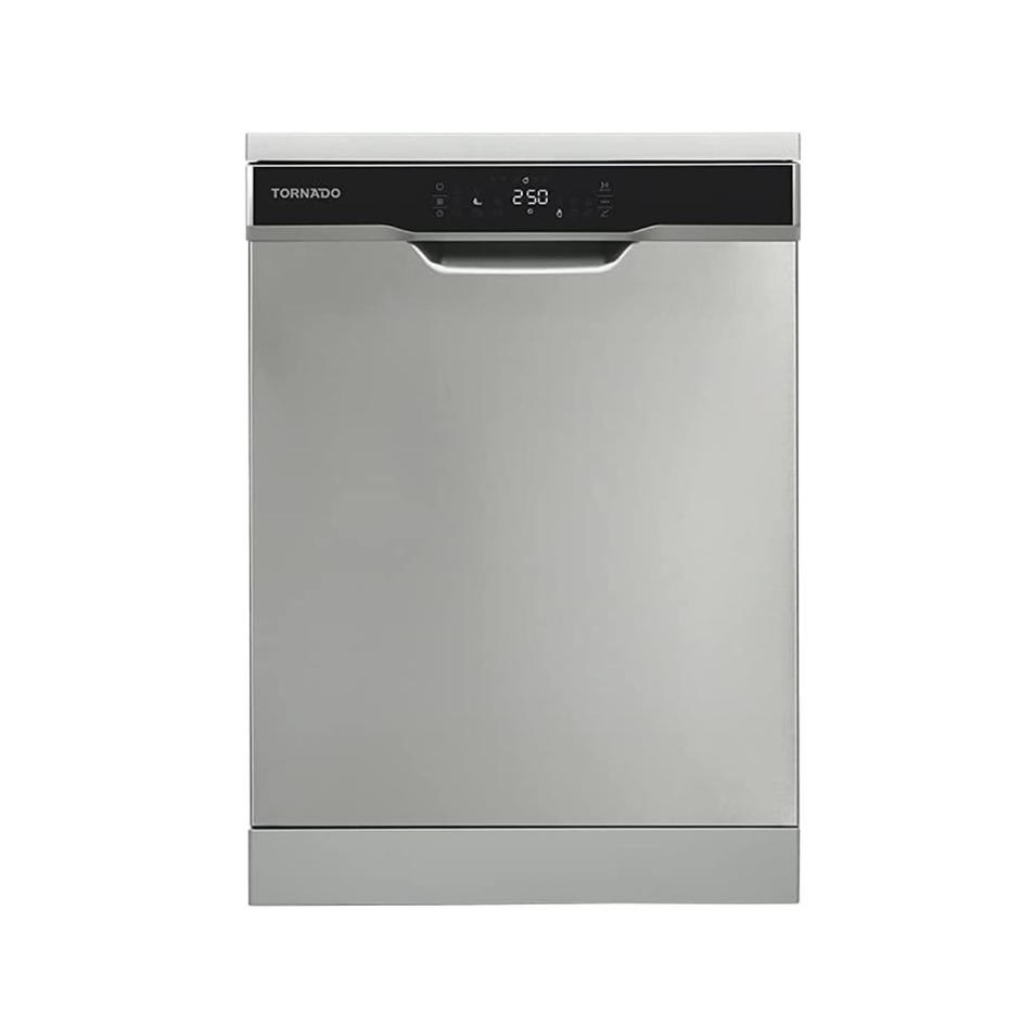 TORNADO Dishwasher 12 Person 60 cm Digital 8 Programs Inox TDV-FN128COX