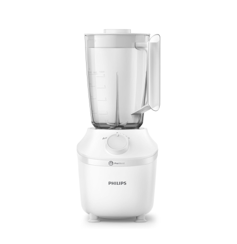 Philips Blender - 450W, Plastic, 1L Capacity, 4 Star Blade Mill included, ProBlend System For Crushing Ice, White - HR2041/16