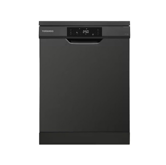 TORNADO Dishwasher 13 Person 60 cm Digital 8 Programs Black TDV-FN138CBK