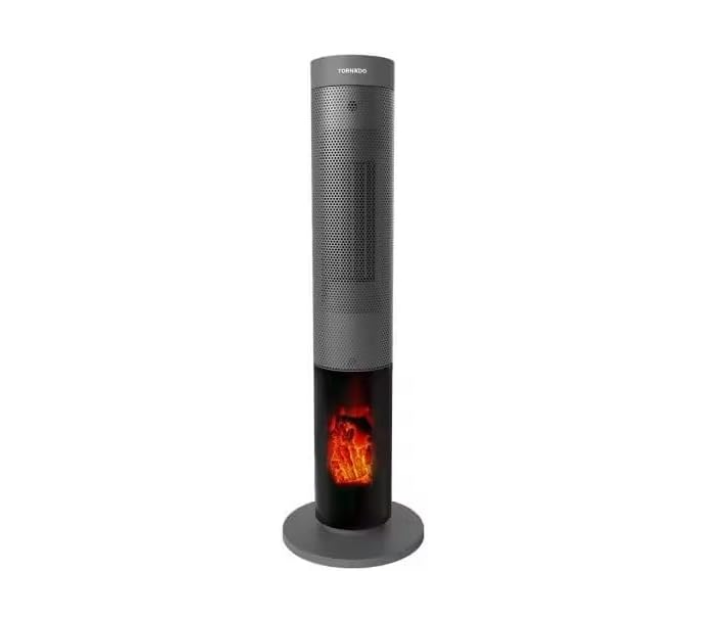 TORNADO Ceramic Heater 2000 Watt 16 meter Remote Grey TPH-2000DFG