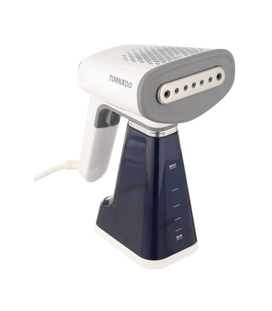 TORNADO Portable Steam Iron 1100-1300 Watt White x Blue TST-HS1300