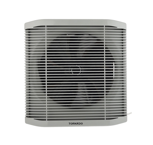 TORNADO Bathroom Ventilating Fan 25 cm Privacy Grid Black x Grey TVS-25BG