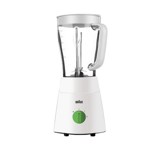 Braun 3-in-1 Blender with 4-Blade System, 500 Watts, JB0123WH