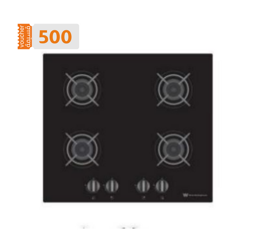 WHITE-WESTINGHOUSE Gas Hob: 3+1 Double Ring 60 CM - WGH-60B