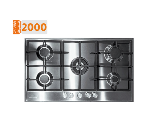 وايت وستنجهاوس سطح غاز: 90 سم 4 شعلات + شعلة مزدوجة - P9101D8X1