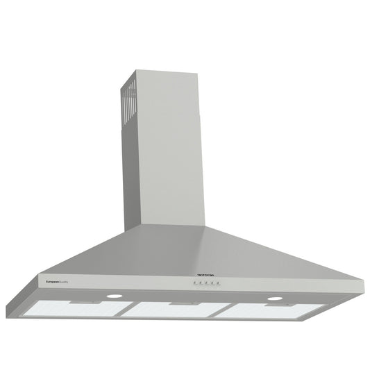 Gorenje T- Shape Wall Mounted Cooker Hood 90 cm 673 m³/h WHT944EXGB